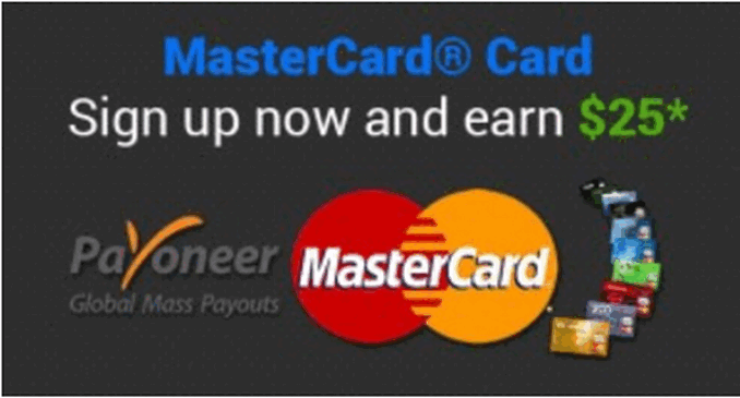 Master Card মাস্টার কার্ড করে ফেলুন সাথে থাকছে ২৫ ডলার